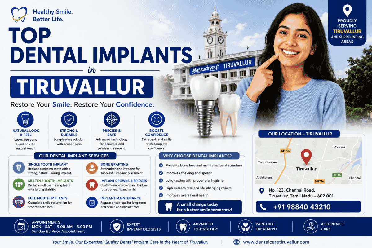 top dental implants in tiruvallur