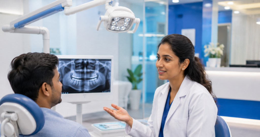 Family visiting Smilescape Dental Care clinic in Anna Nagar, Chennai